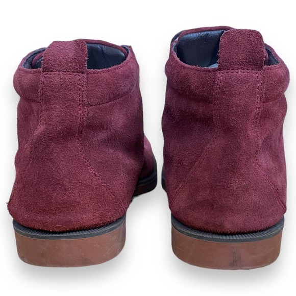 Mens Burgundy Suede Sperry Chukka Boots Size 10 - Picture 8 of 8